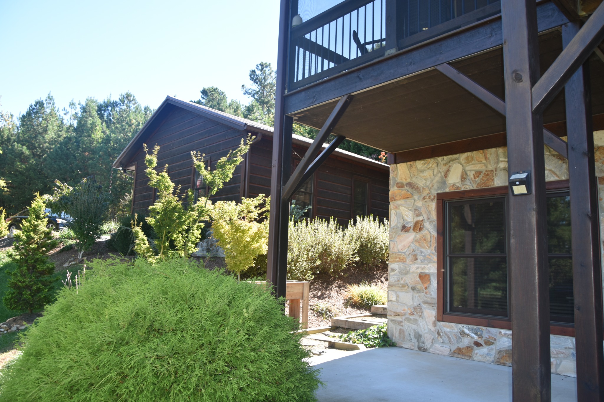 Patio / lower outdoor space